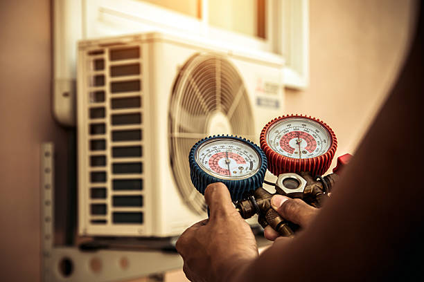 Professional Hvac technician working in Lenox, MA